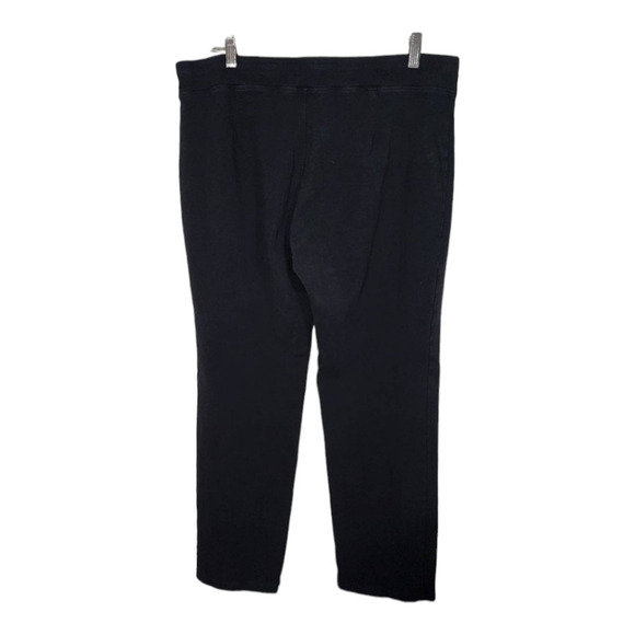 Eileen Fisher Black Slim Size petite L Pants - Picture 2 of 7